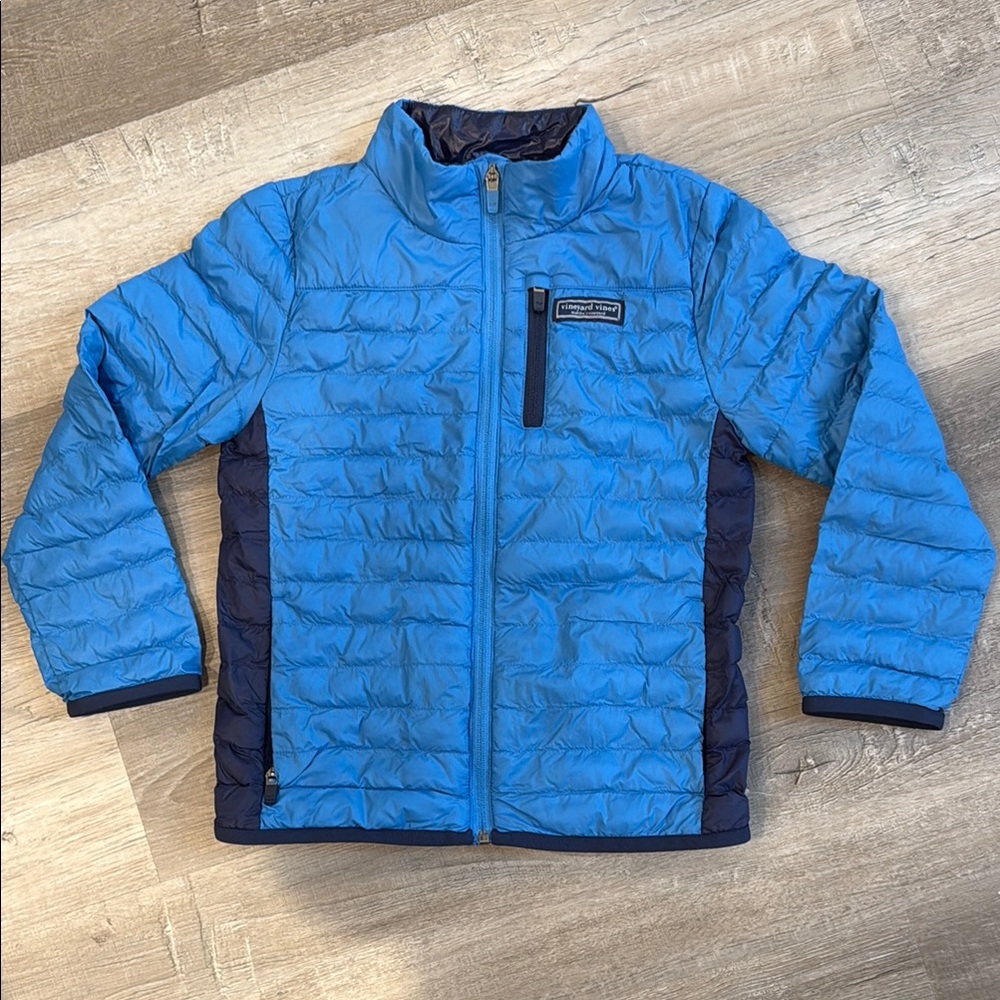 Vineyard Vines Kids Packable Puffer Jacket - Size 7